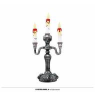 Candelabro 3 Candele Con Luce 40 Cm+ (24352)