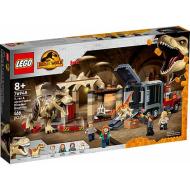 La fuga del T. rex e dell'Atrociraptor - Lego Jurassic World (76948)