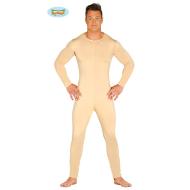 Tuta Color Carne Accademico Uomo In Spandex Taglia M-L (84372)