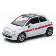 Auto Fiat 500 Crocerossa 1:24 71383