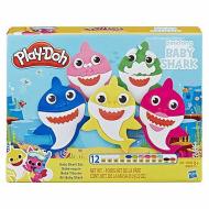 Baby Shark Play-Doh Playset con 12 Vasetti