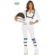 Costume Donna Astronauta Della Nasa In Spandex Taglia M-L (84394)