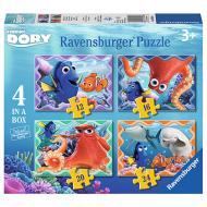 Puzzle 4 in a box Finding Dory (07399)