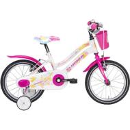 Bici 14" Baffy white/pink