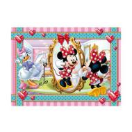 Puzzle 104 pezzi Minnie: make up and jewels