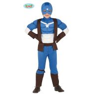 Costume Capitano Supereroe Americano Bambino Taglia 3-4 Anni (88405)