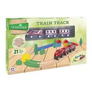 Trenino Decorativo In Legno Con 3 Carrelli Di Colore Bianco E Oro Wisdom - Foto 11