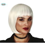 Parrucca Media Melena Bianca In Scatola (4433)