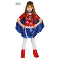 Costume Power Woman Supereroina Bambina Taglia 10-12 Anni (87469)