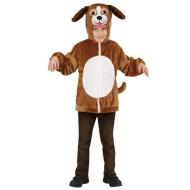 Cane In Peluche Soft (Felpa Con Cappuccio E Maschera) (104 Cm / 2-3 Years)