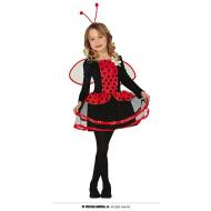 Costume Coccinella Bambina 3-4 Anni (77472)