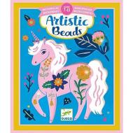 Artistic Beads - Flowers and fur Colora con le perline (DJ09475)