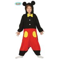 Costume Pigiama Topolino Con Pantaloncini Rossi Taglia 7-9 Anni (88477)