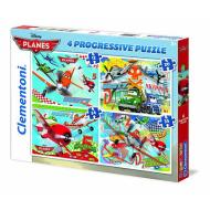 12+20+24+35 pezzi - Planes Progressive Puzzle (21505)