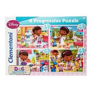 Dottoressa Peluche 12+20+24+35 pezzi - Progressive Puzzle (21506)
