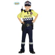 Costume Poliziotto Spagnolo Bambino Taglia 5-6 Anni (87508)