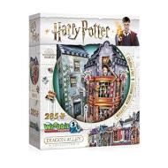 Harry Potter - 3D Puzzle 285 Pz - Diagon Alley Weasleys' Wizard Wheezes & Daily Prophet