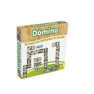 Domino 28 pezzi con bottone in metallo