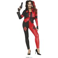 Costume Arlecchina Ribelle Adulta Donna Taglia 36-38 (79523)