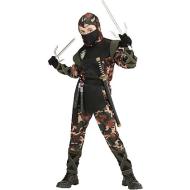 Costume Ninja nero 5-7 anni