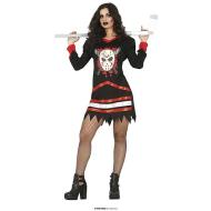 Costume Giocatrice Di Hockey Assassina Adulta Taglia 38-40 (79549)