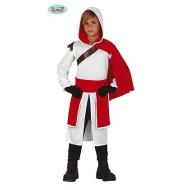 Costume Cavaliere Templare Videogames Bambino Taglia 5-6 Anni (83560)