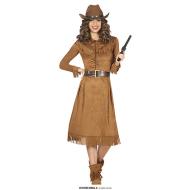 Costume Ragazza Western Adulto 38 - 40  (M) (80565)