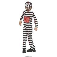 Costume Prigioniero Zombie Bambino 5-6 Anni (77573)