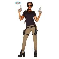 Costume Donna Archeologa Avventuriera Videogames Taglia M (86581)