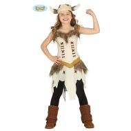 Costume Vichinga Bambina Taglia 7-9 Anni (87581)