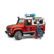 Land Rover Defender Station Wagon Pompieri, luci e suono e pompiere (02596)