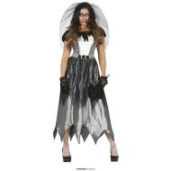 Costume Adulta Sposa Fantasma Taglia 38-40 (79607)