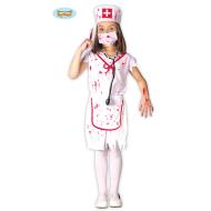 Costume Infermiera Zombie Bambina Taglia 10-12 Anni (82608)