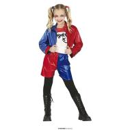 Costume Ragazzina Pazza Pericolosa Bambina 3-4 Anni (77612)