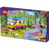 Camper Van nella foresta e barca a vela - Lego Friends (41681)
