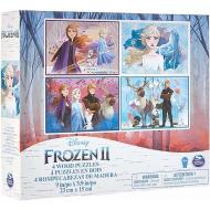 4 Puzzle Legno Frozen 2