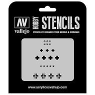 Stencil Stafv001 Wwii German Tank Marks