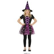 Costume Led Da Strega Bambina 5-6 Anni (77638)