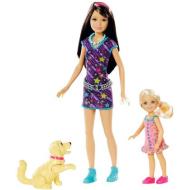 Barbie e le sue Sorelline - Skipper e Chelsea con cane (W3286)