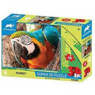 Puzzle 3D Animal Planet: Pappagallo 48 pezzi