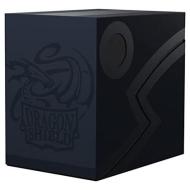 DRAGON SHIELD DOUBLE SHELL - PORTA MAZZO - MIDNIGHT BLUE/BLACK (AT-30656)