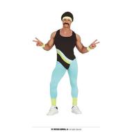 Costume Ginnasta Anni 80 Adulto Taglia L 52-54 (79663)