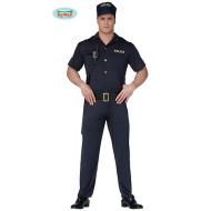 Costume Uomo Poliziotto Di Quartiere Manica Corta Taglia M (84664)