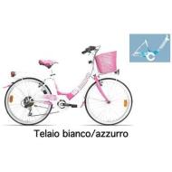 Bici 24" Rimini 6v white/skyblue