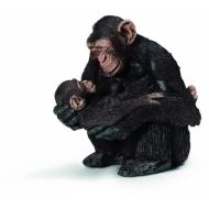 Scimpanzé Femmina con cucciolo (14679)