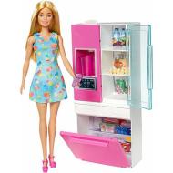 Barbie Playset Arredamento Frigo con Bambola (GHL84)