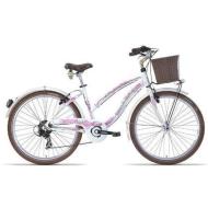 Bici 26" Mondello donna White-Pink
