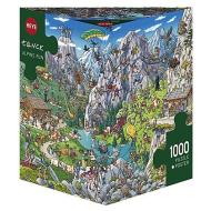 Puzzle 1000 Pezzi Triangolare - Divertimento Alpino