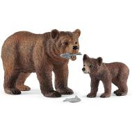 Mamma orsa grizzly con cucciolo (2542473)