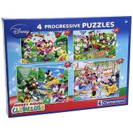 Puzzle Mickey Mouse Club House, 20 + 60 + 100 + 180 Pezzi (07704)